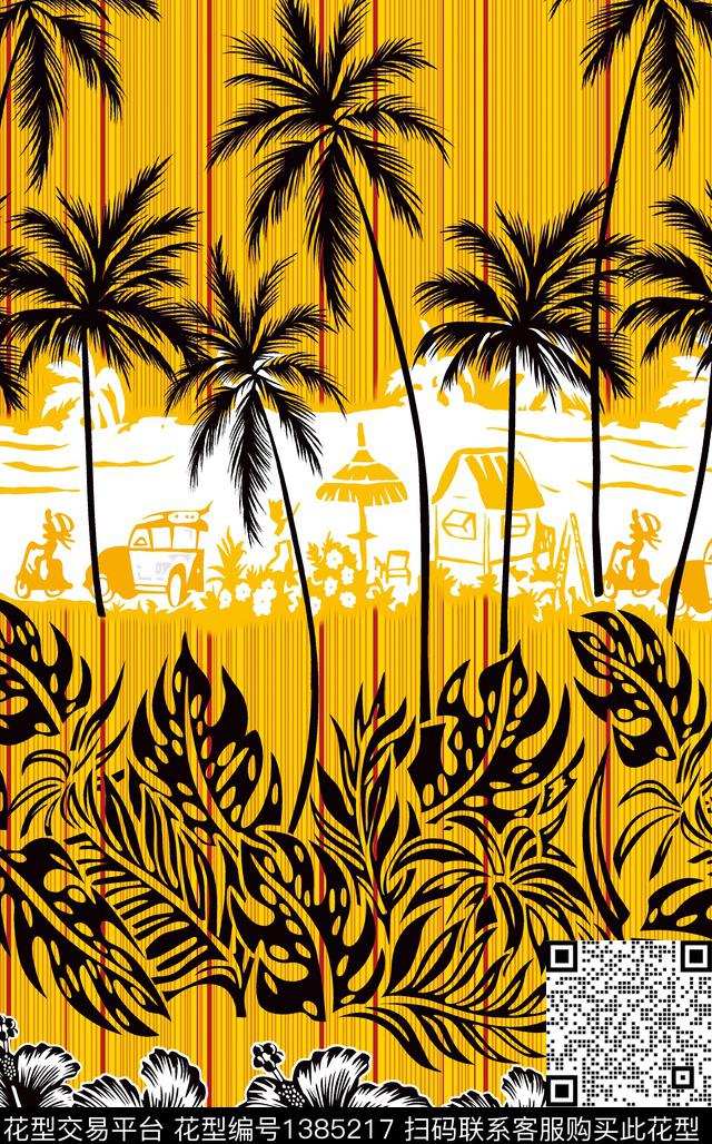 几何大牌风条纹传统印花华亿平台下载（图片编号: 1385217） - 瓦栏（Walan）