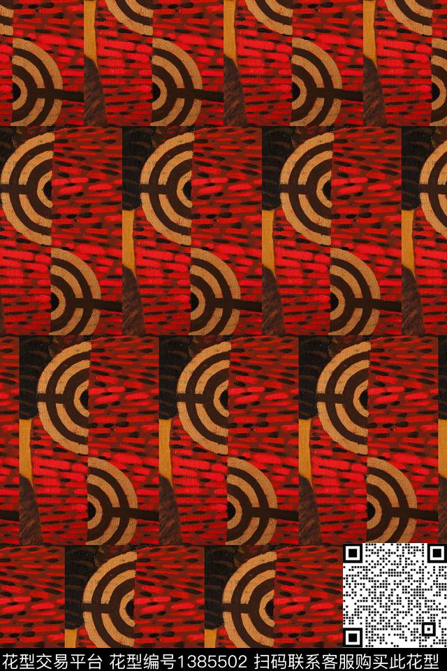 几何女装雕印华亿平台数码印花华亿平台下载（图片编号: 1385502） - 瓦栏（Walan）