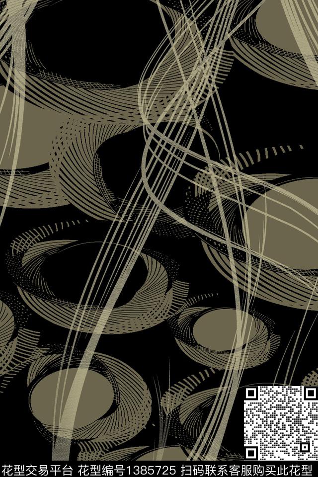 几何男装满版花大牌风传统印花华亿平台下载（图片编号: 1385725） - 瓦栏（Walan）