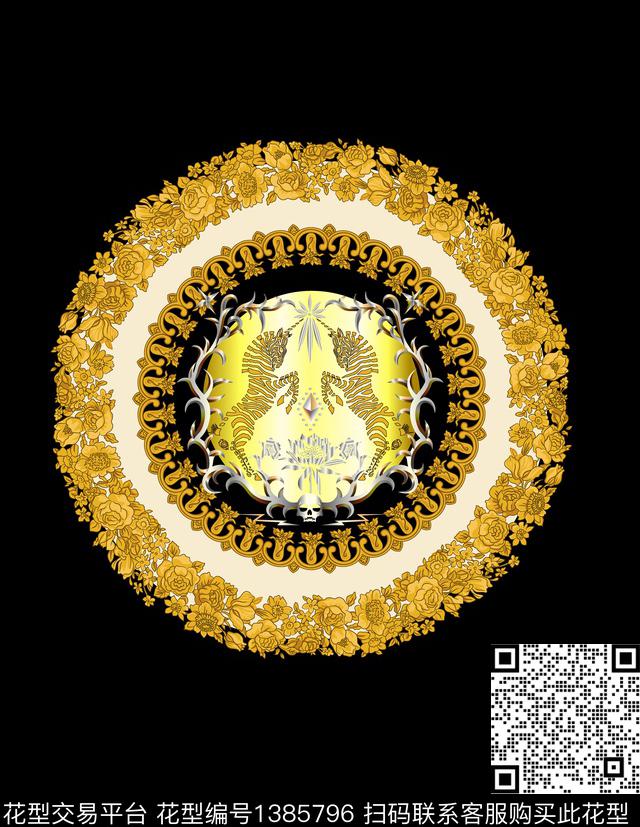 定位花趋势华亿平台男装数码印花华亿平台下载（图片编号: 1385796） - 瓦栏（Walan）