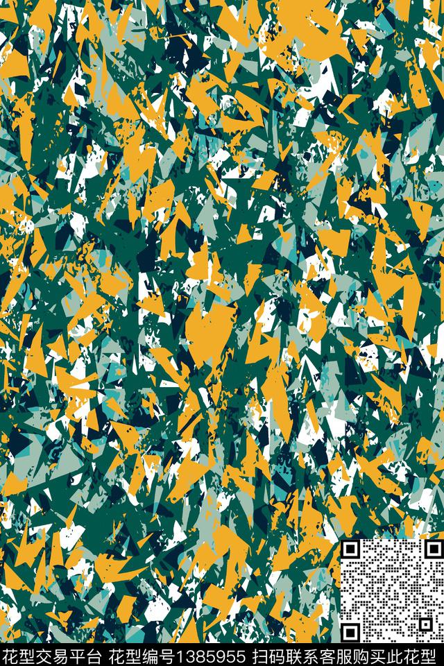 几何肌理羽绒服传统印花华亿平台下载（图片编号: 1385955） - 瓦栏（Walan）