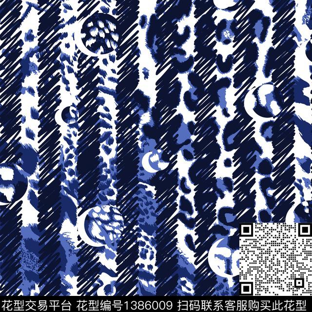 几何豹纹条纹传统印花华亿平台下载（图片编号: 1386009） - 瓦栏（Walan）