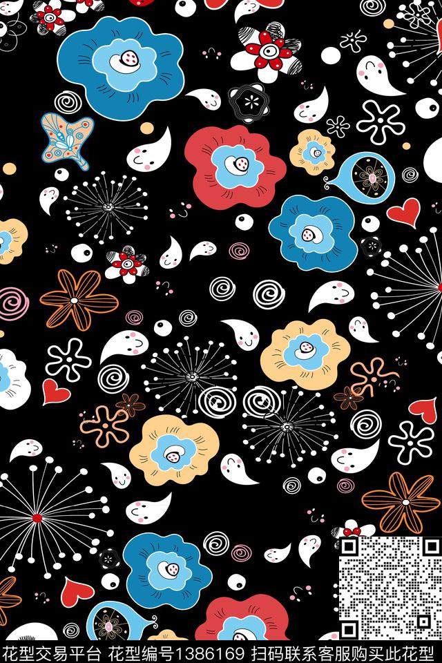 几何家居服抽象数码印花华亿平台下载（图片编号: 1386169） - 瓦栏（Walan）