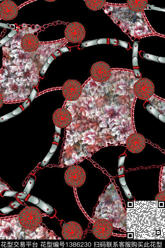 几何年轻女性抽象数码印花华亿平台下载（图片编号: 1386230） - 瓦栏（Walan）