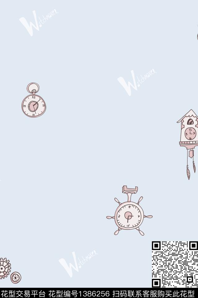 可爱卡通数码印花华亿平台下载（图片编号: 1386256） - 瓦栏（Walan）