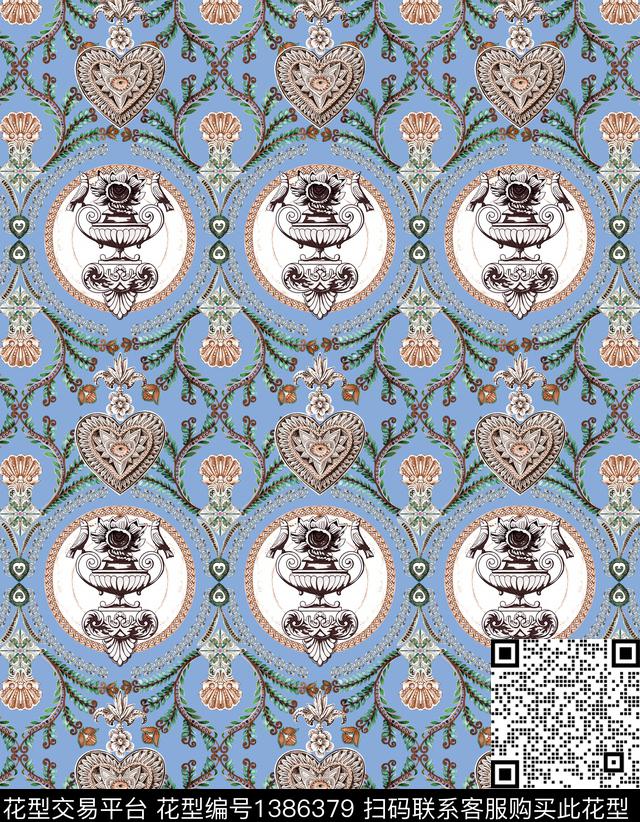 大牌风艺术休闲数码印花华亿平台下载（图片编号: 1386379） - 瓦栏（Walan）