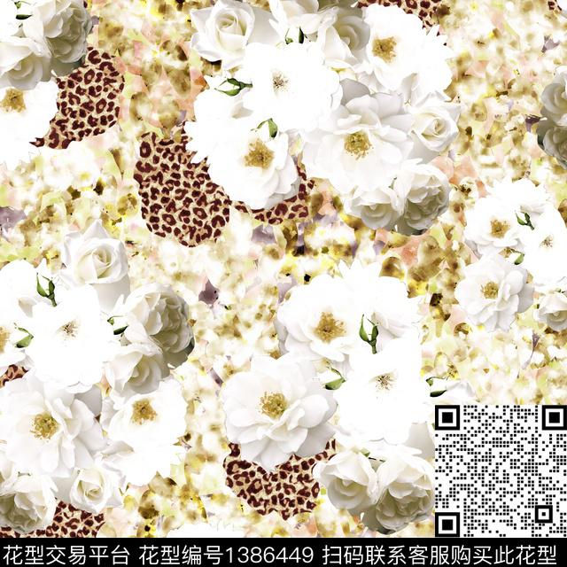 几何动物纹花卉数码印花华亿平台下载（图片编号: 1386449） - 瓦栏（Walan）