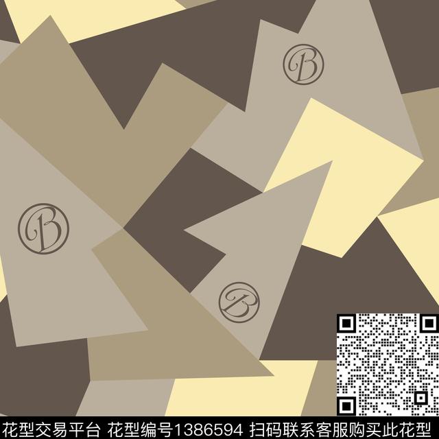 几何时尚男装传统印花华亿平台下载（图片编号: 1386594） - 瓦栏（Walan）