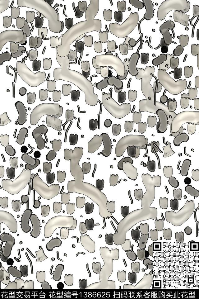 抽象男装户外家居服传统印花华亿平台下载（图片编号: 1386625） - 瓦栏（Walan）