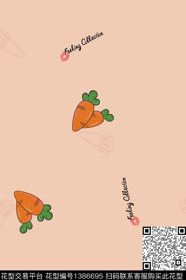 字母卡通数码印花华亿平台下载（图片编号: 1386695） - 瓦栏（Walan）