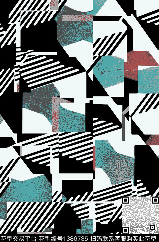 男装男装满版花传统印花华亿平台下载（图片编号: 1386735） - 瓦栏（Walan）