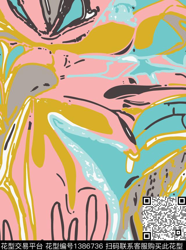 热带华亿平台传统印花华亿平台下载（图片编号: 1386736） - 瓦栏（Walan）