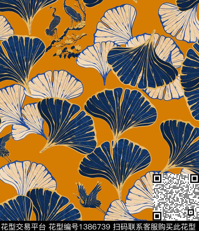 文艺复古数码印花华亿平台下载（图片编号: 1386739） - 瓦栏（Walan）