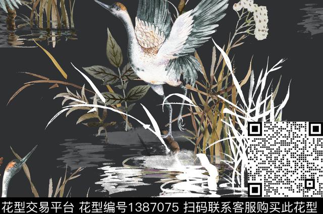 水彩大牌风日本数码印花华亿平台下载（图片编号: 1387075） - 瓦栏（Walan）