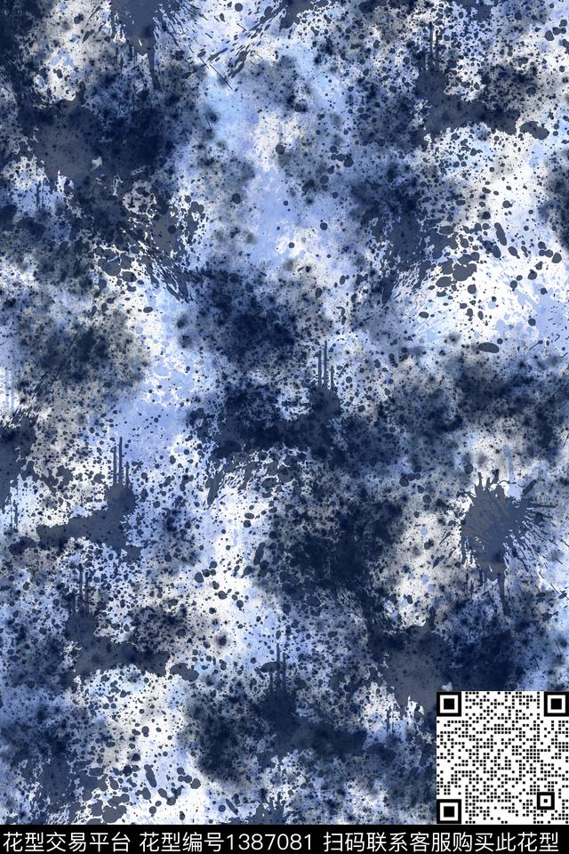 抽象男装户外家居服传统印花华亿平台下载（图片编号: 1387081） - 瓦栏（Walan）