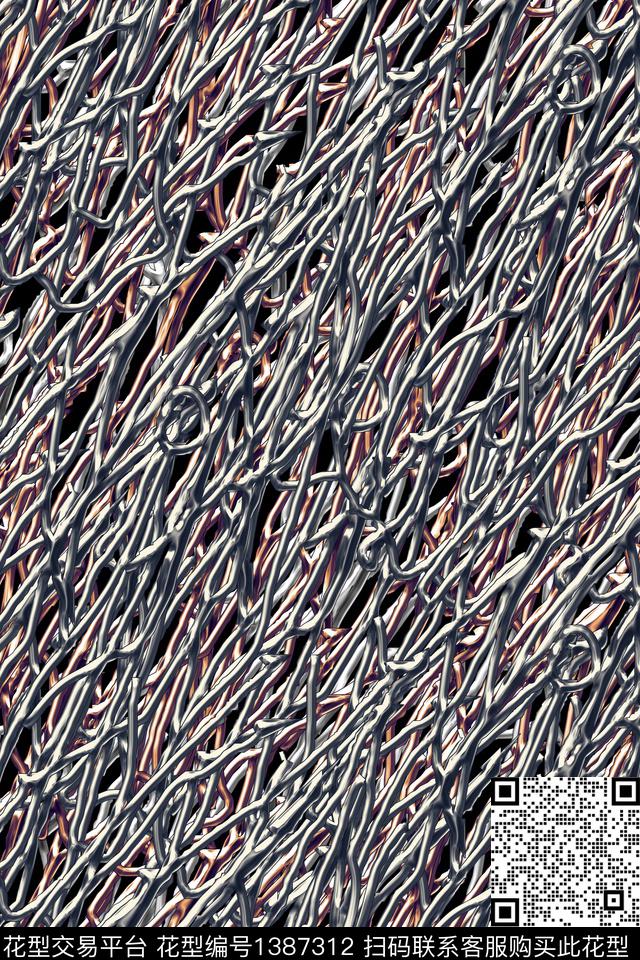 抽象男装户外家居服传统印花华亿平台下载（图片编号: 1387312） - 瓦栏（Walan）