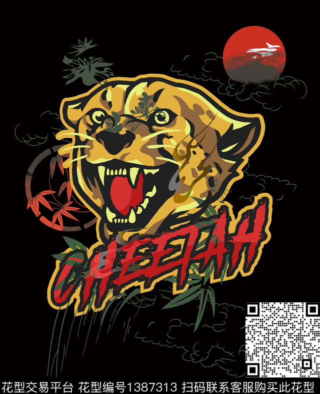 定位花男装大牌风数码印花华亿平台下载（图片编号: 1387313） - 瓦栏（Walan）