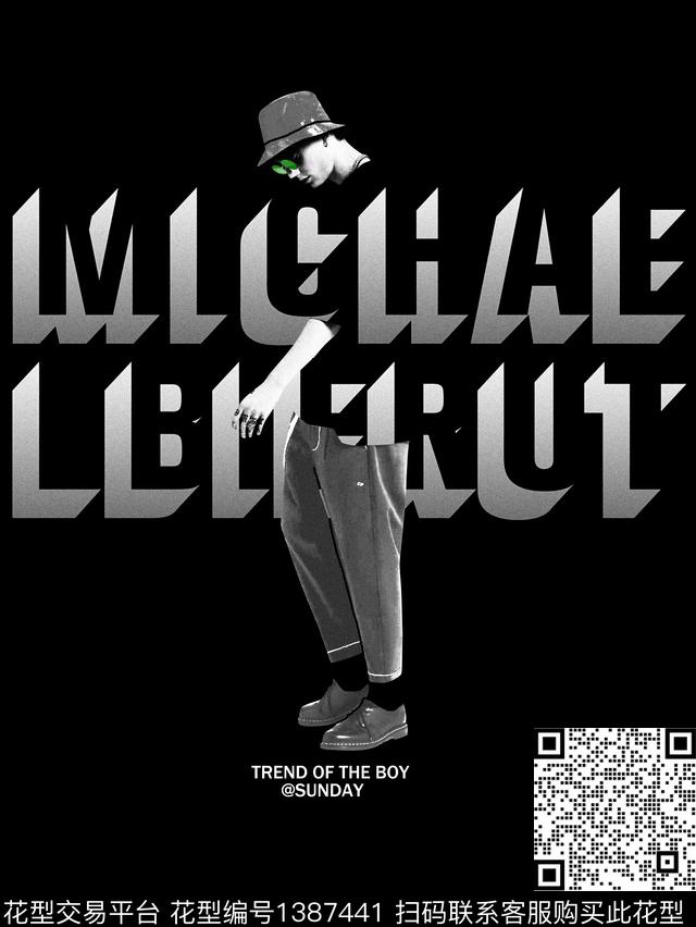 定位花男装大牌风数码印花华亿平台下载（图片编号: 1387441） - 瓦栏（Walan）