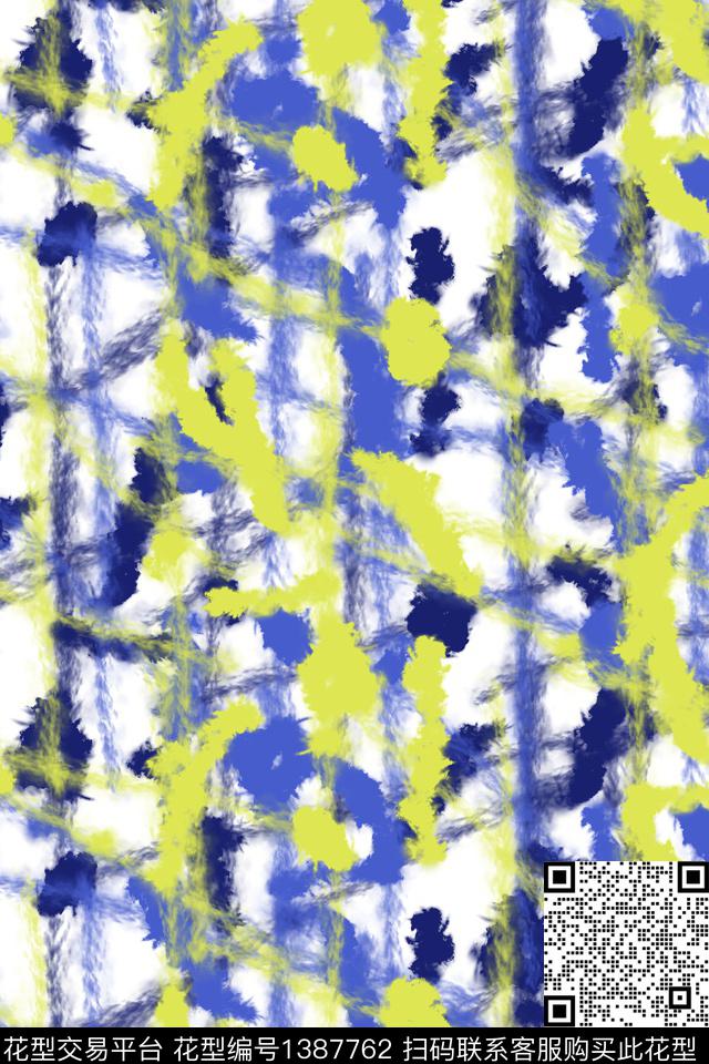 抽象男装户外家居服传统印花华亿平台下载（图片编号: 1387762） - 瓦栏（Walan）