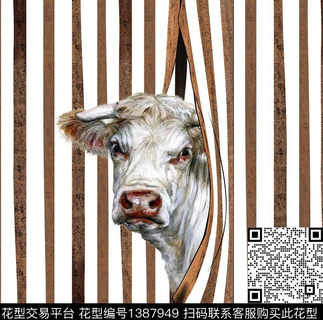 时尚男装大牌风数码印花华亿平台下载（图片编号: 1387949） - 瓦栏（Walan）