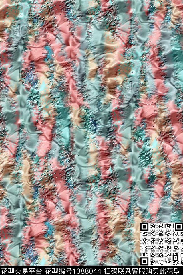 抽象男装户外家居服数码印花华亿平台下载（图片编号: 1388044） - 瓦栏（Walan）