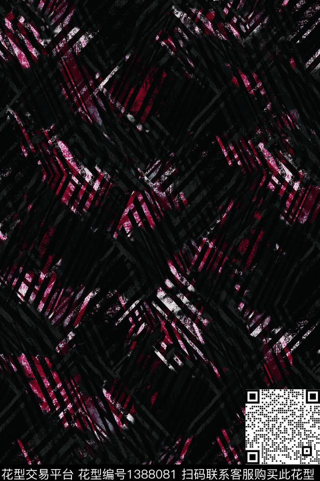 几何男装满版花迷彩传统印花华亿平台下载（图片编号: 1388081） - 瓦栏（Walan）