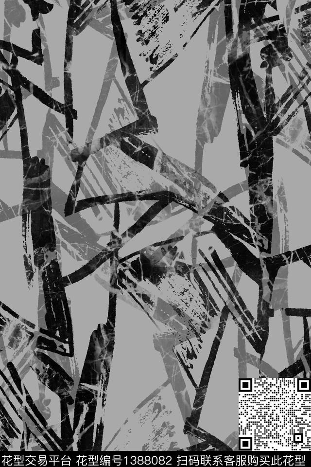 几何男装满版花迷彩传统印花华亿平台下载（图片编号: 1388082） - 瓦栏（Walan）