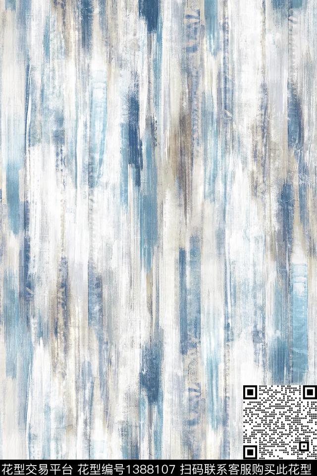 大牌风休闲条纹数码印花华亿平台下载（图片编号: 1388107） - 瓦栏（Walan）