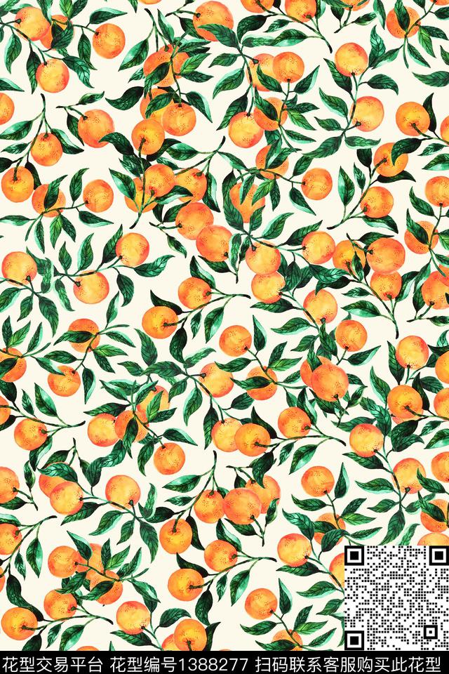 时尚花卉大牌风数码印花华亿平台下载（图片编号: 1388277） - 瓦栏（Walan）