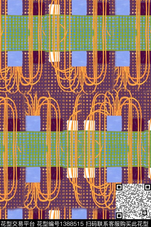时尚花卉大牌风数码印花华亿平台下载（图片编号: 1388515） - 瓦栏（Walan）