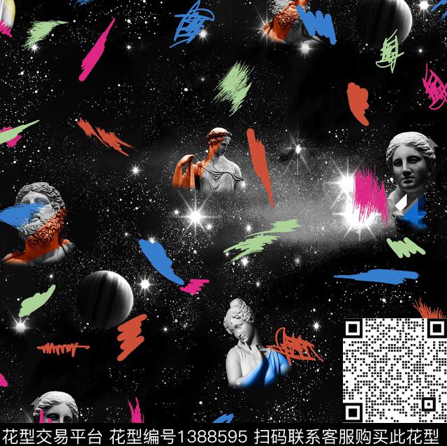 星空雕塑OFF-WHITE数码印花华亿平台下载（图片编号: 1388595） - 瓦栏（Walan）