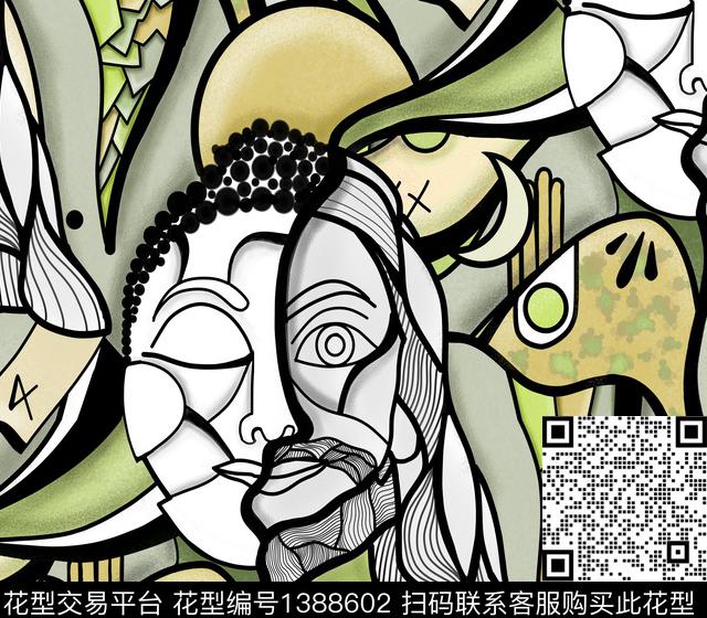 雕塑OFF-WHITE数码印花华亿平台下载（图片编号: 1388602） - 瓦栏（Walan）