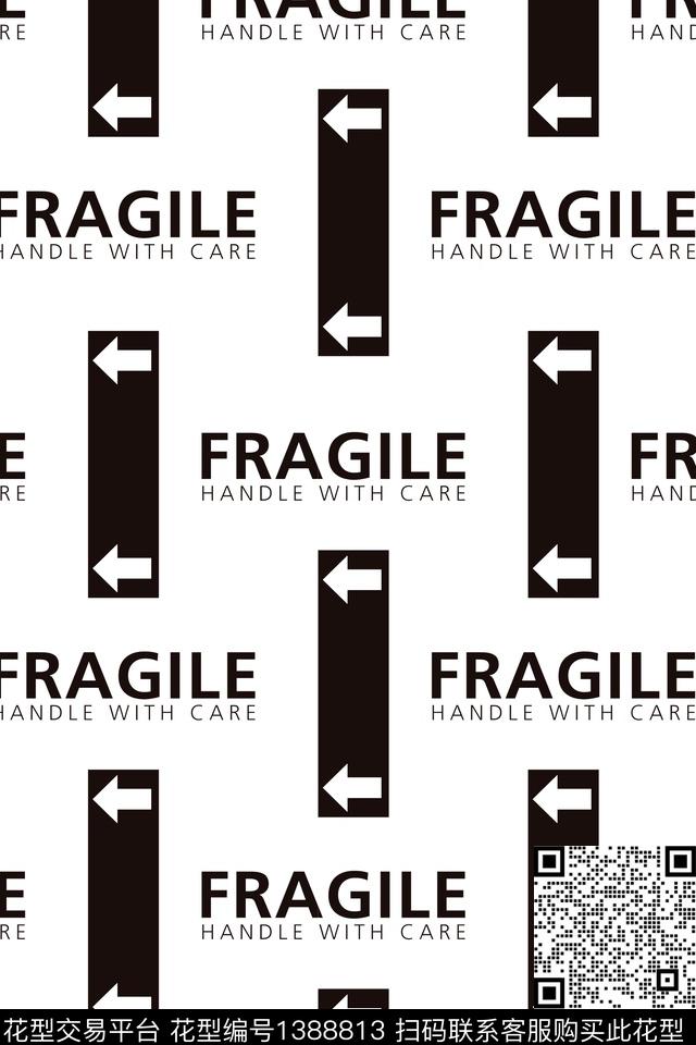 几何大牌风抽象数码印花华亿平台下载（图片编号: 1388813） - 瓦栏（Walan）