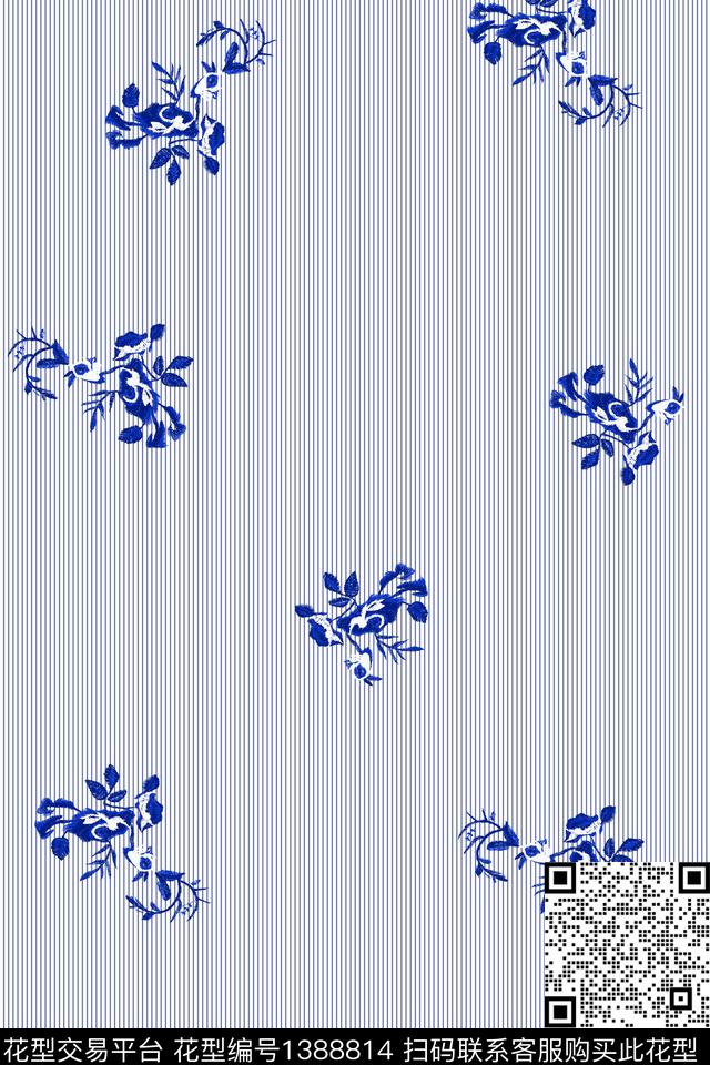 几何大牌风抽象数码印花华亿平台下载（图片编号: 1388814） - 瓦栏（Walan）