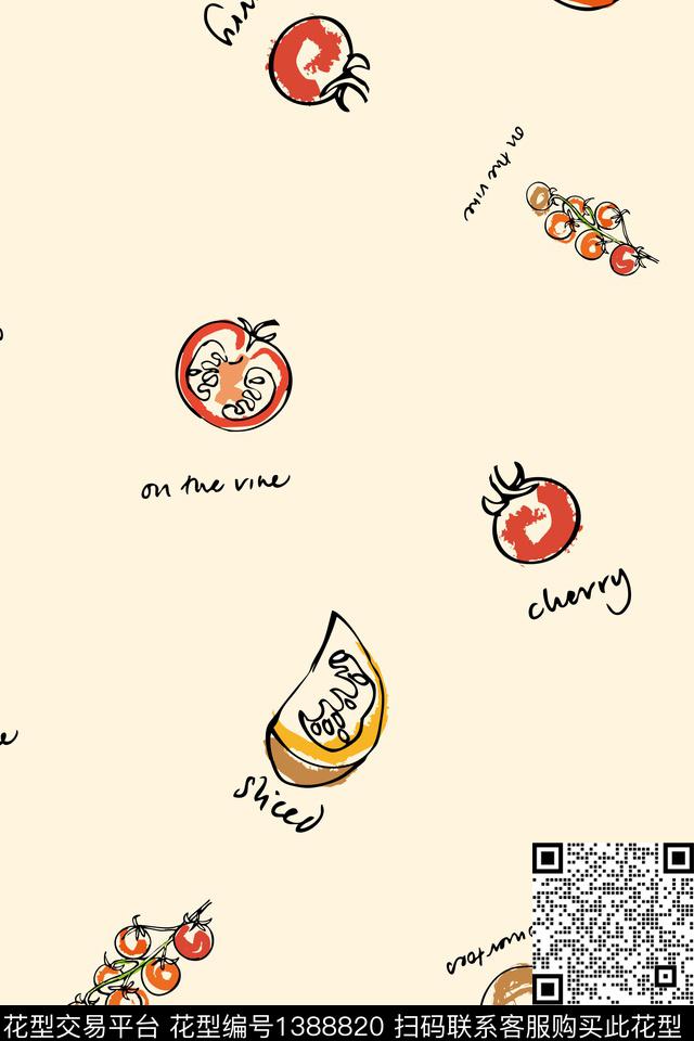 几何大牌风抽象数码印花华亿平台下载（图片编号: 1388820） - 瓦栏（Walan）