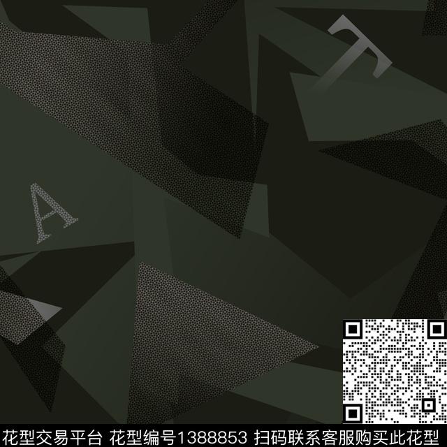 几何男装满版花抽象男装传统印花华亿平台下载（图片编号: 1388853） - 瓦栏（Walan）