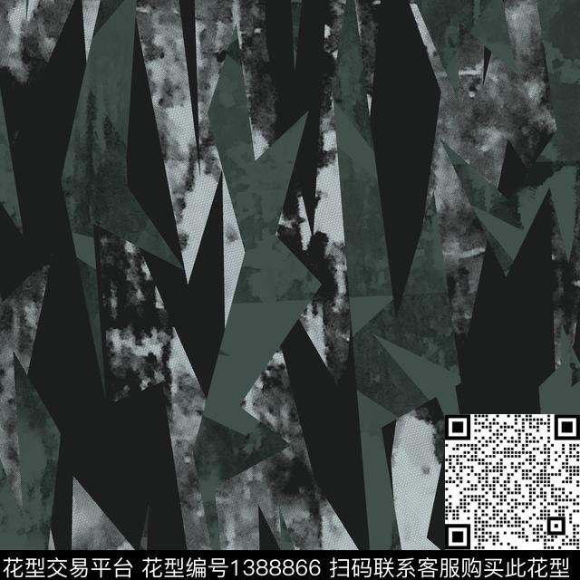 几何男装满版花抽象男装传统印花华亿平台下载（图片编号: 1388866） - 瓦栏（Walan）