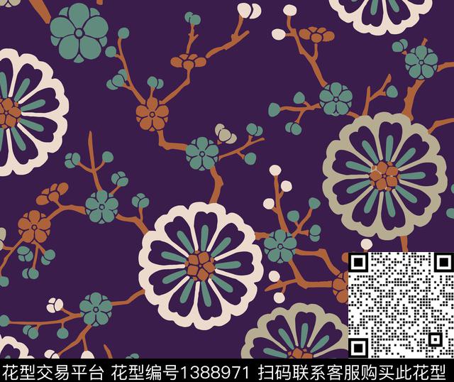 热带华亿平台传统印花华亿平台下载（图片编号: 1388971） - 瓦栏（Walan）