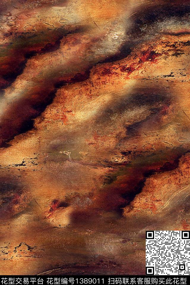 旗袍香云纱真丝数码印花华亿平台下载（图片编号: 1389011） - 瓦栏（Walan）