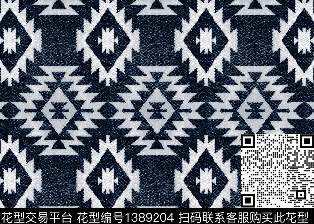 几何男装大牌风数码印花华亿平台下载（图片编号: 1389204） - 瓦栏（Walan）