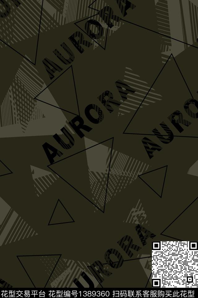 几何男装满版花字母传统印花华亿平台下载（图片编号: 1389360） - 瓦栏（Walan）