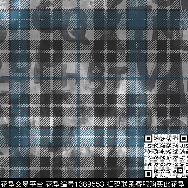 几何时尚字母传统印花华亿平台下载（图片编号: 1389553） - 瓦栏（Walan）