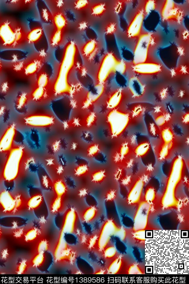 抽象男装家居服户外数码印花华亿平台下载（图片编号: 1389586） - 瓦栏（Walan）