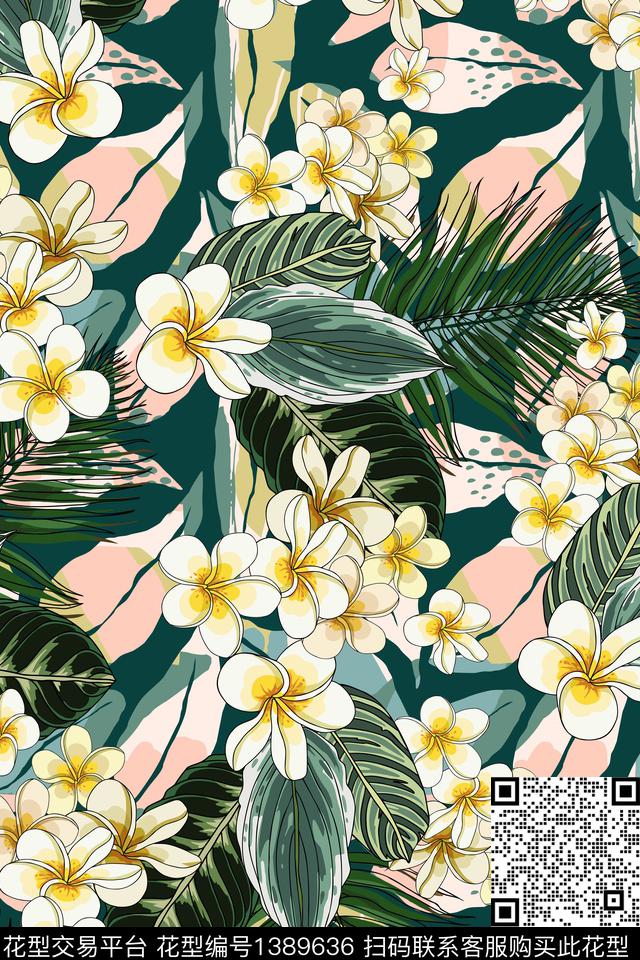 女装花卉小碎花数码印花华亿平台下载（图片编号: 1389636） - 瓦栏（Walan）
