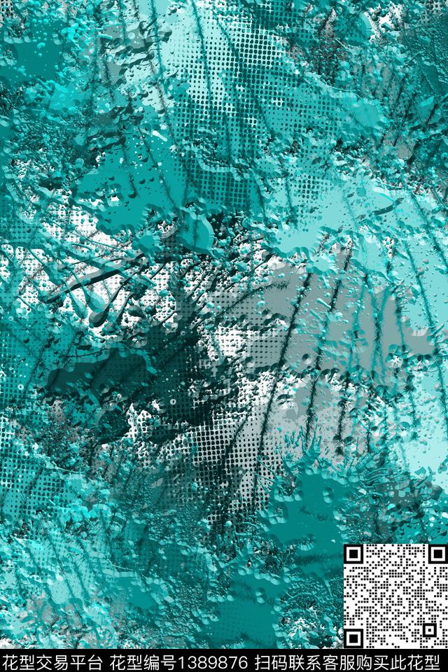 抽象男装户外家居服传统印花华亿平台下载（图片编号: 1389876） - 瓦栏（Walan）