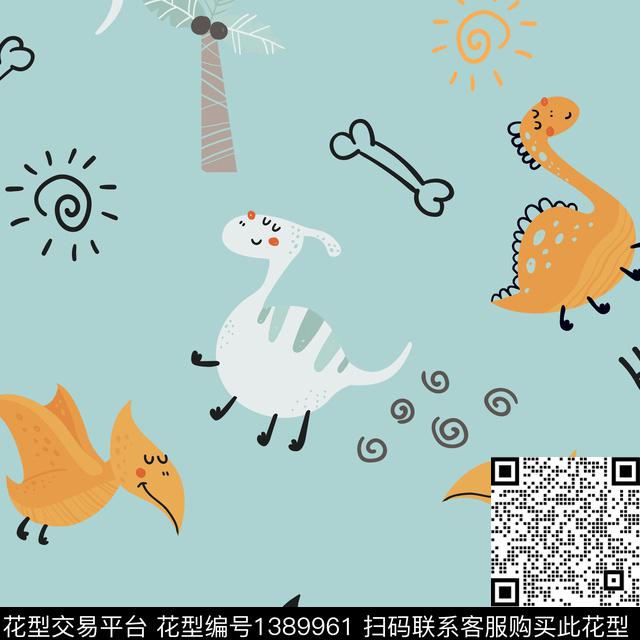 几何动物绿植传统印花华亿平台下载（图片编号: 1389961） - 瓦栏（Walan）