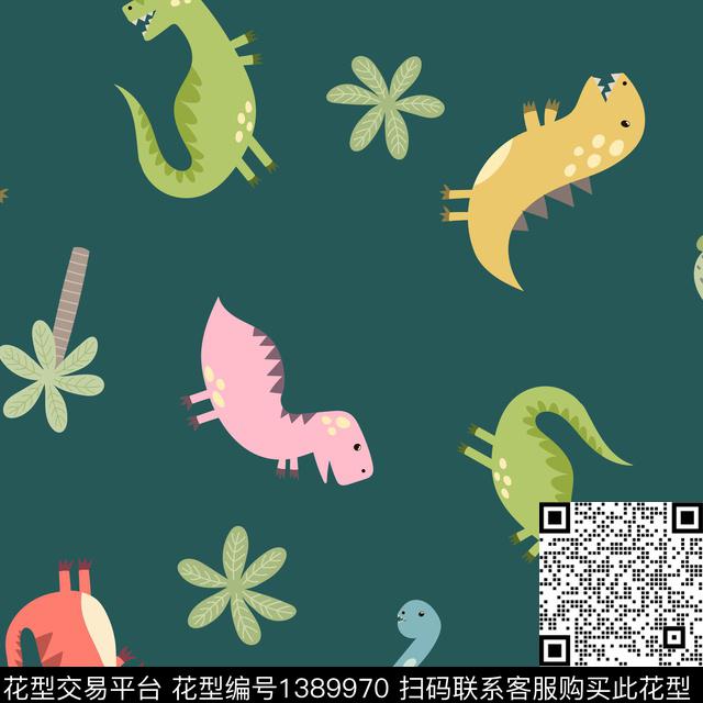 动物绿植1/2接传统印花华亿平台下载（图片编号: 1389970） - 瓦栏（Walan）