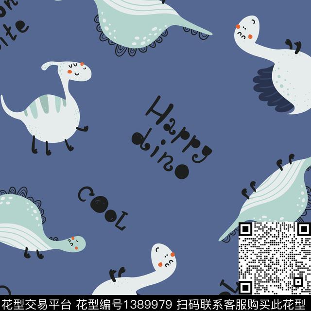 几何卡通动物1/2接传统印花华亿平台下载（图片编号: 1389979） - 瓦栏（Walan）