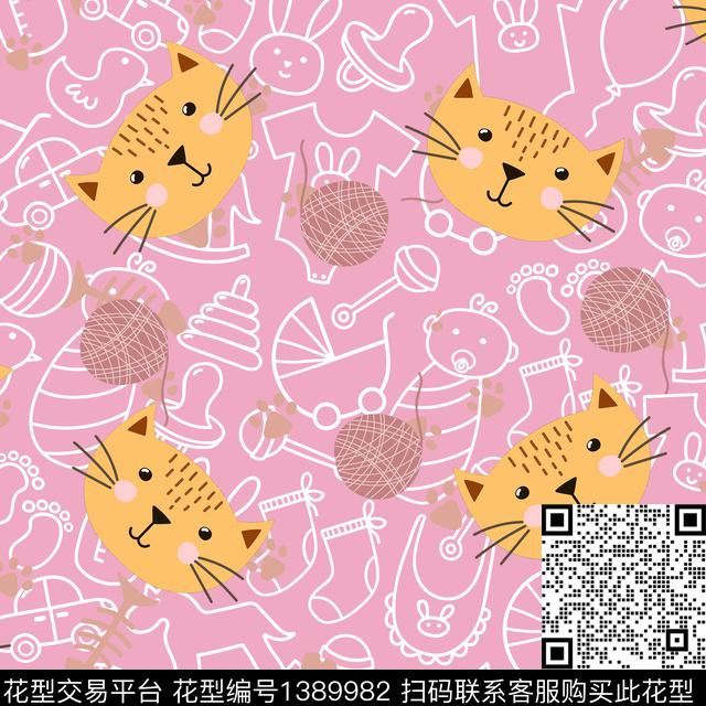 几何线条动物传统印花华亿平台下载（图片编号: 1389982） - 瓦栏（Walan）