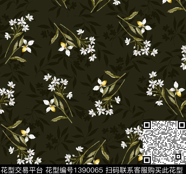 民族花卉几何女装数码印花华亿平台下载（图片编号: 1390065） - 瓦栏（Walan）